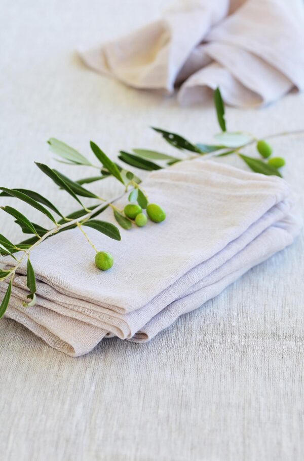 Pure Linen Serviettes - Image 2