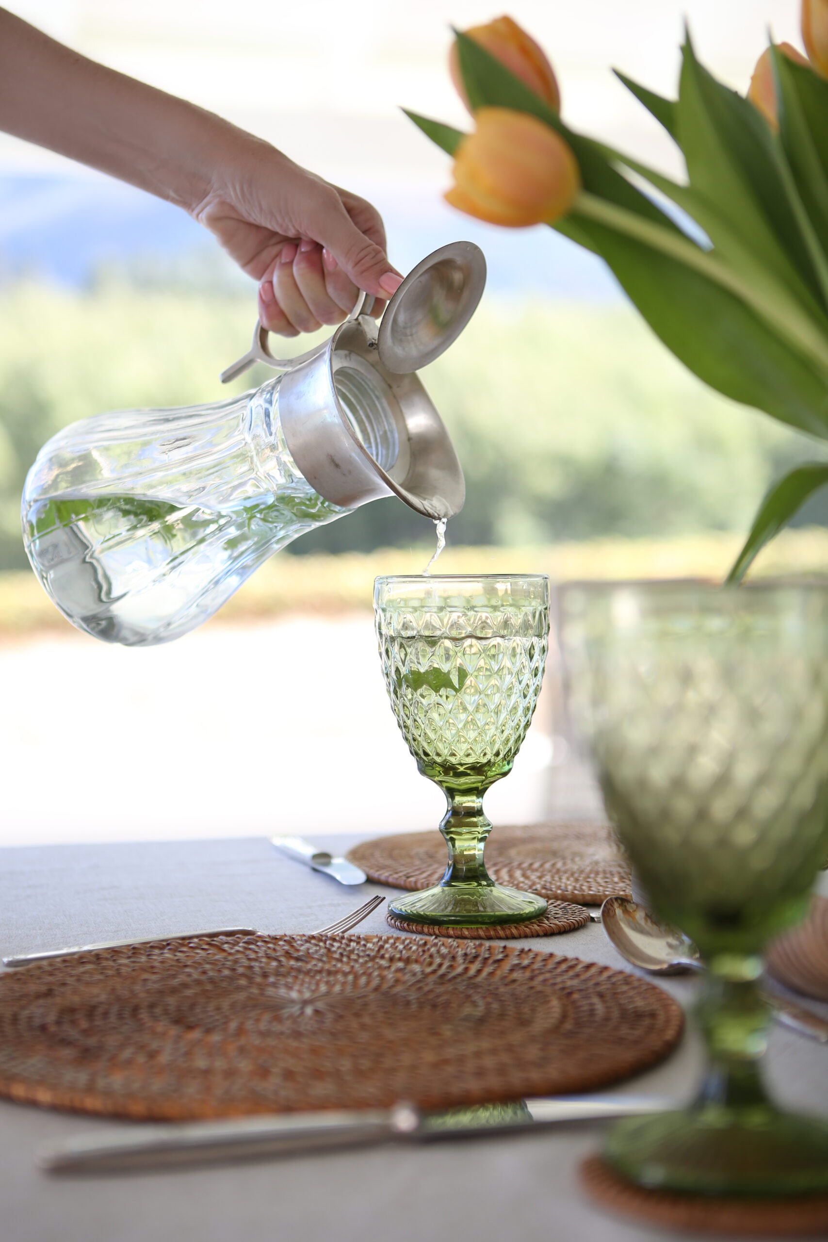 French Glass Jug - Image 2