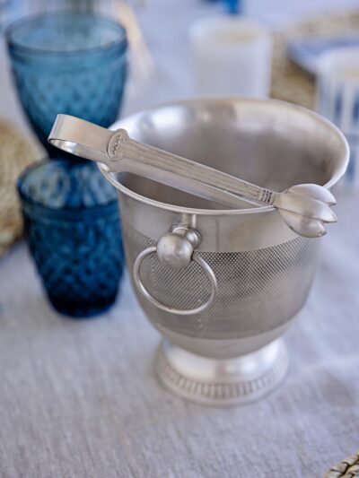 Ice Bucket With Tongs