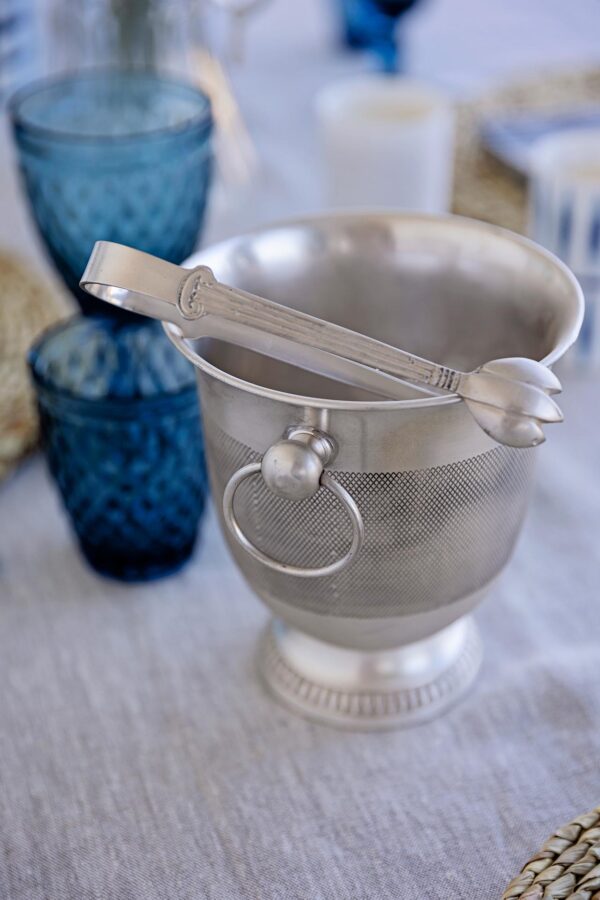 Ice Bucket With Tongs