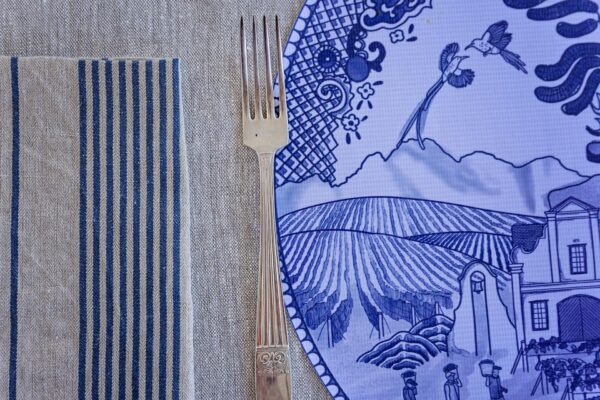 Serviettes Blue Natural