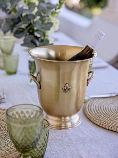 Fleur Brass Wine Cooler