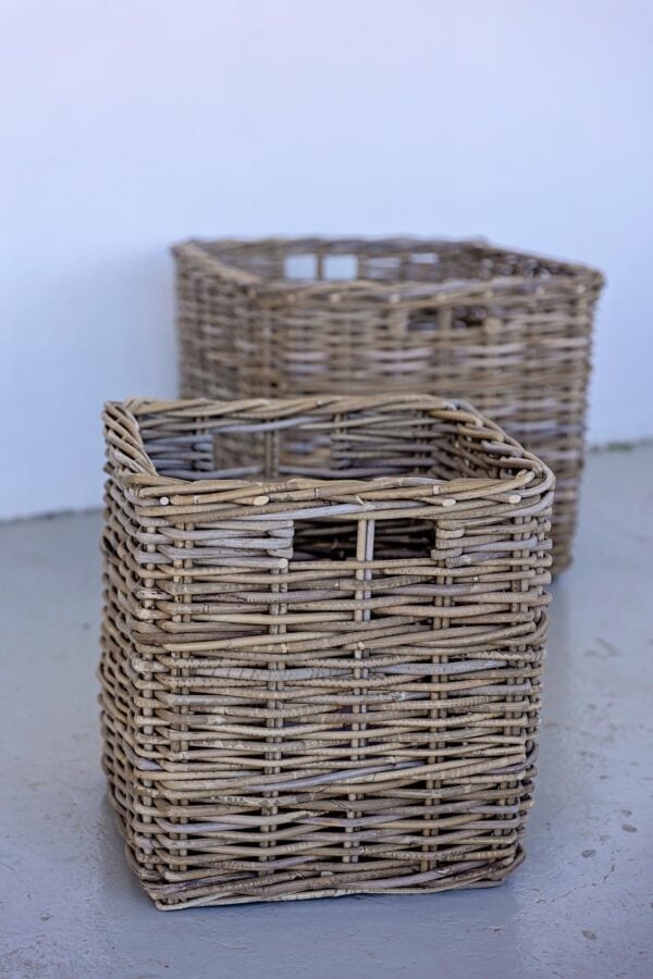 Rattan Basket Square - Image 2