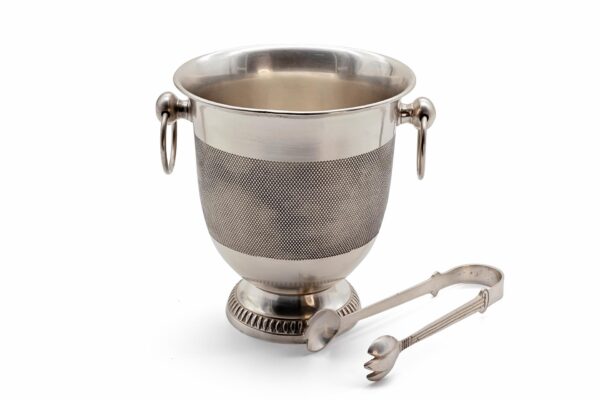 Ice Bucket With Tongs - Image 2