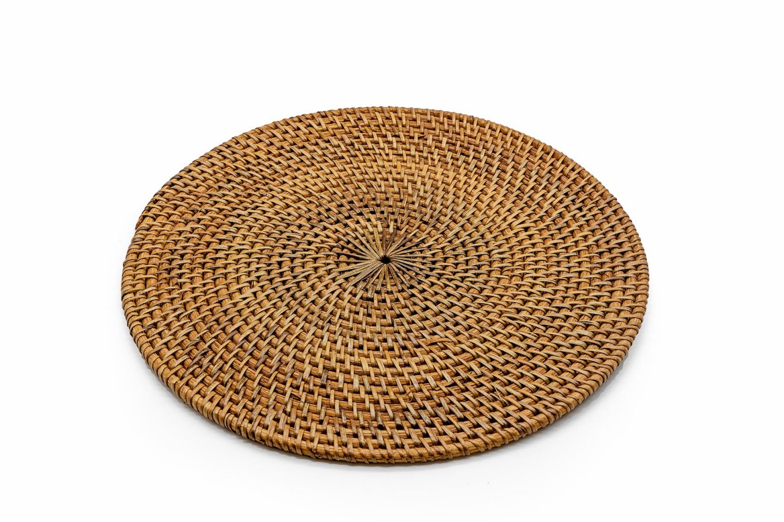 Rattan Placemat Round Natural Villa Lifestyle