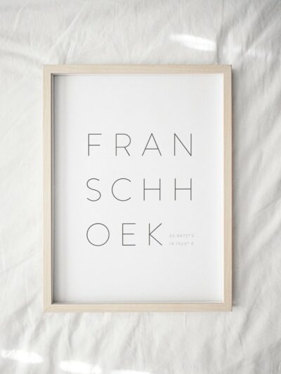Franschhoek-print