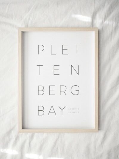 Plettenberg bay letter image