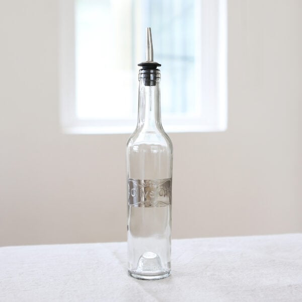 olive oil glass pourer