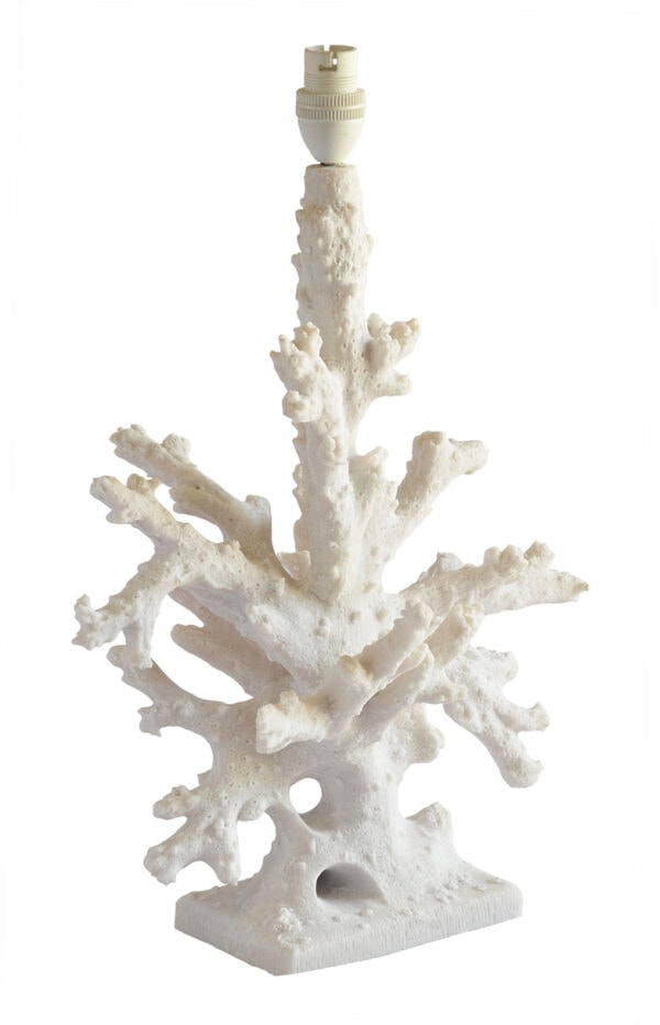 Lamp Base Coral Look
