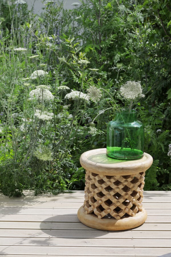 outdoor bamileke stool