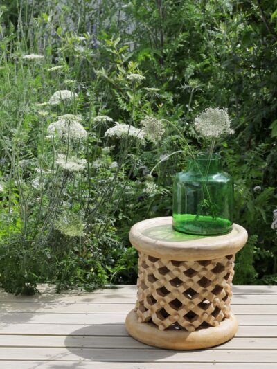 outdoor bamileke stool