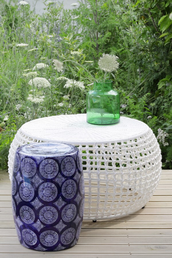 eco outdoor table and stool