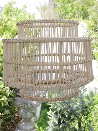 rattan lampshade