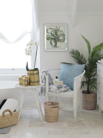 bathroom styled with Villa Lifestyle homeware
