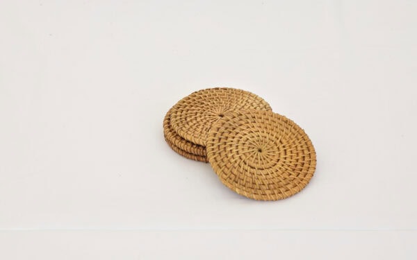 rattan coasters
