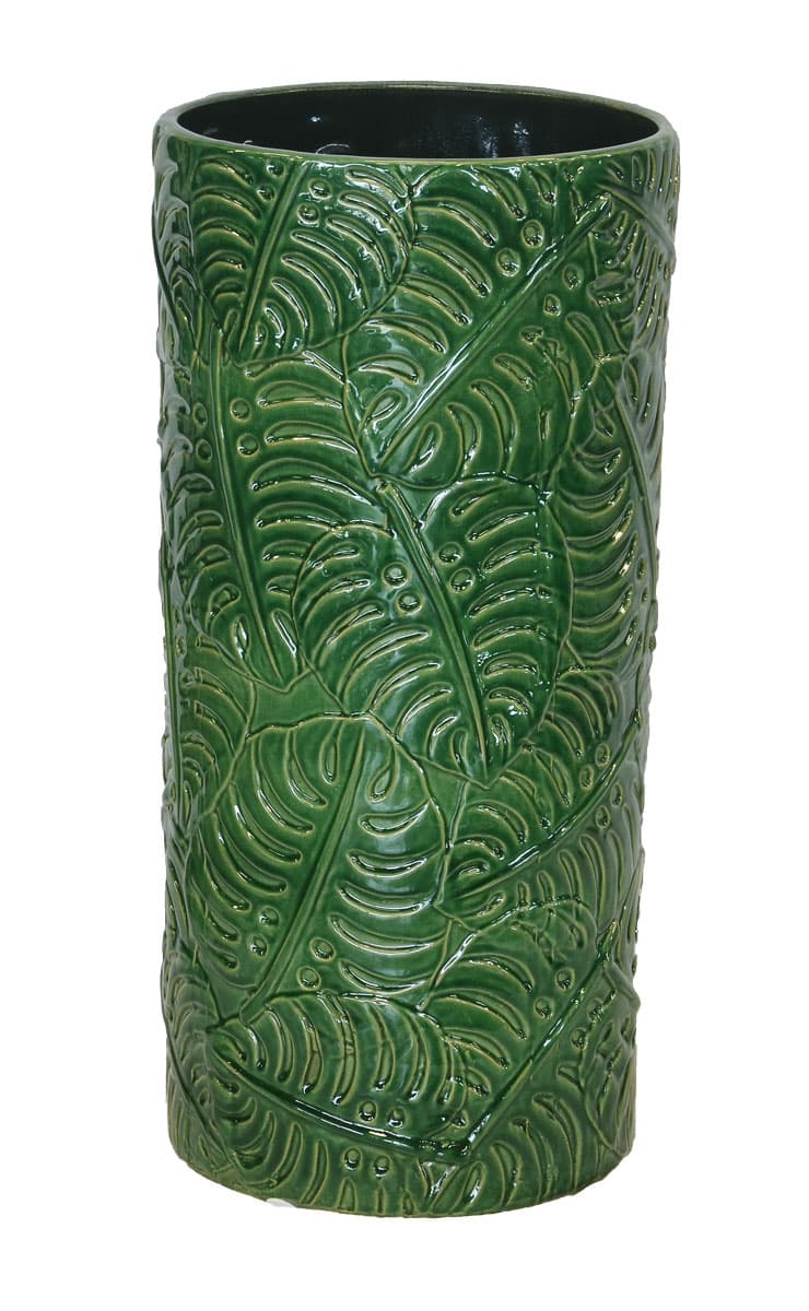 Umbrella Holder Green Ceramic Villa Lifestyle
