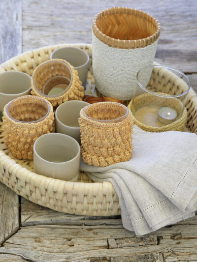 Palm Umtsala Basket Tray