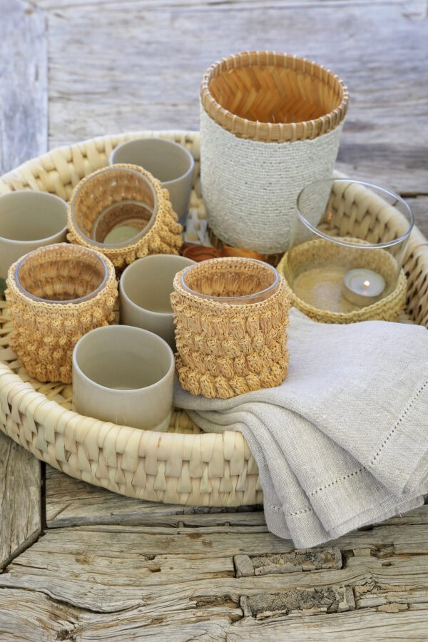 Palm Umtsala Basket Tray