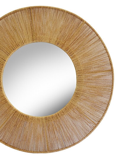 mirror jute natural