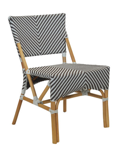 Bistro Dining Chair in Cappuccino and White