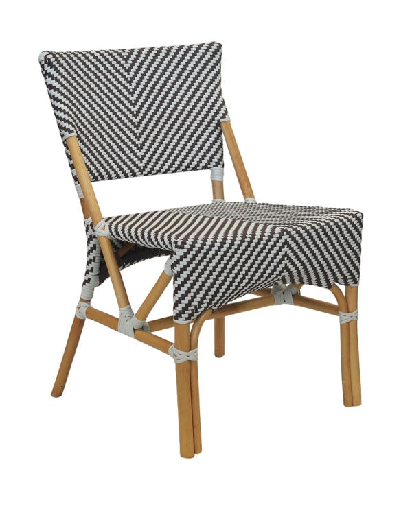 Bistro Dining Chair in Cappuccino and White