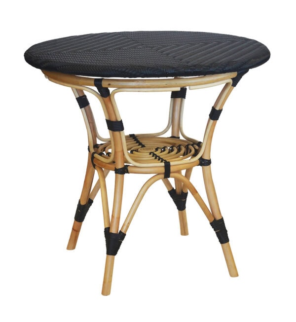 Table Bistro Black and Natural