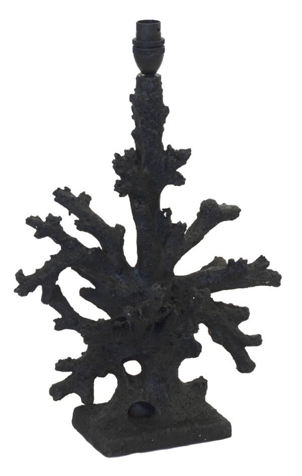Lamp Base Coral Black