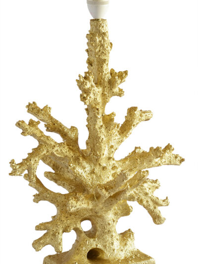 Lamp Base Coral Gold