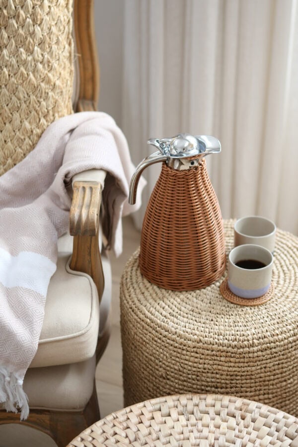Villa Rattan Thermo Flask - Image 3