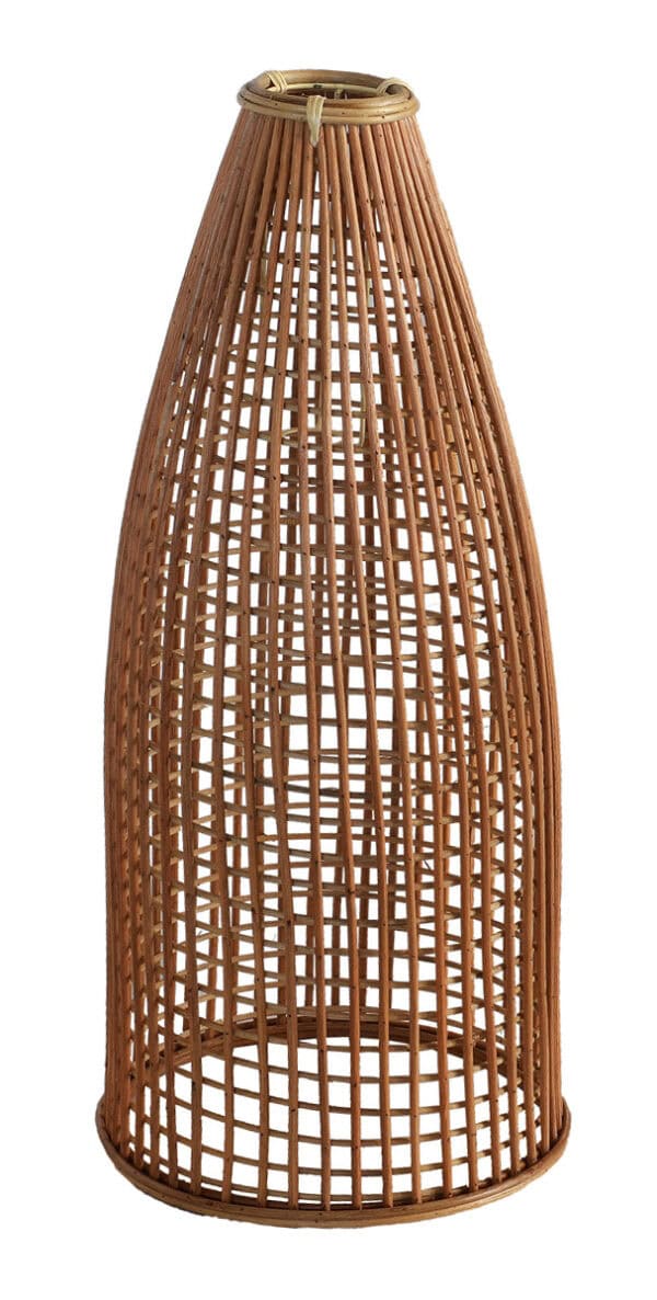 Jute Rattan Cone Pendant