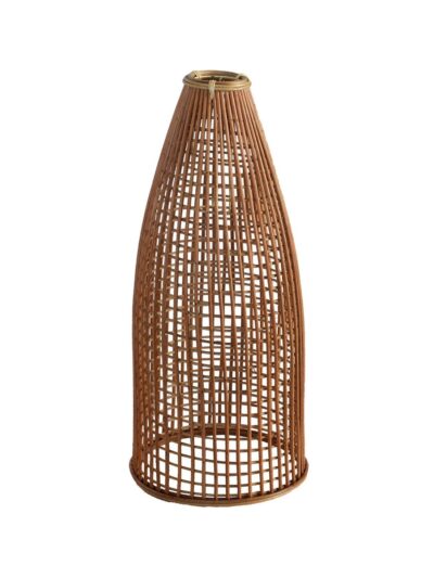 Jute Rattan Cone Pendant