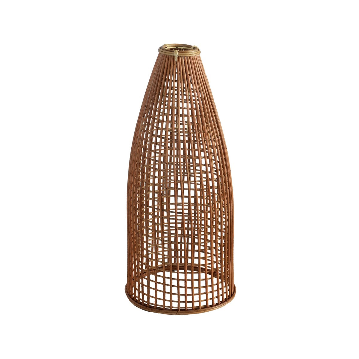 Jute Rattan Cone Pendant