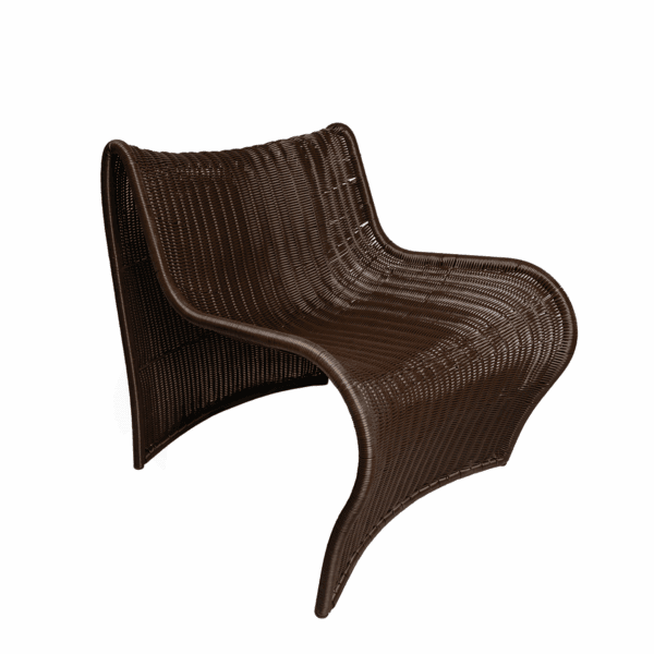 Curve Outdoor Chair - Mocha