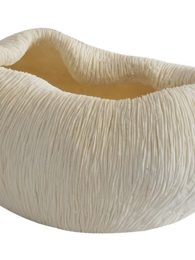 Coral Scalloped Bowl