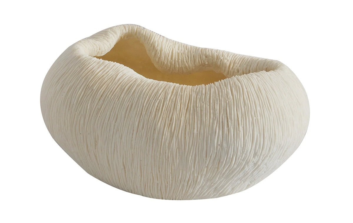 Coral Scalloped Bowl