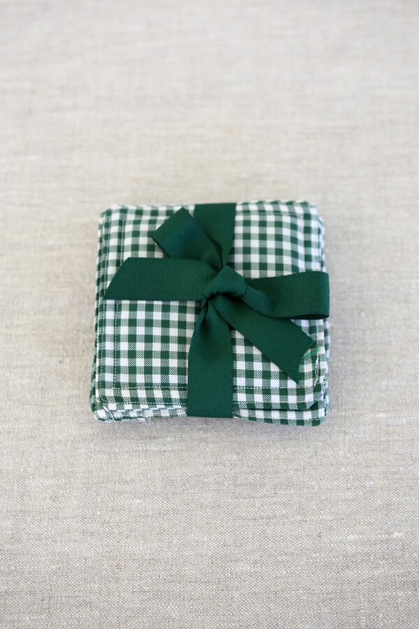 Gingham Coaster Sets