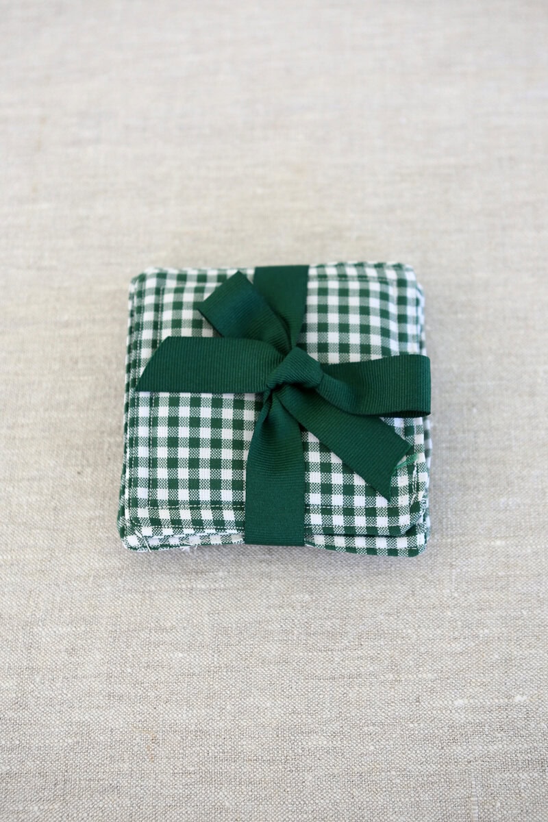 Gingham Coaster Sets